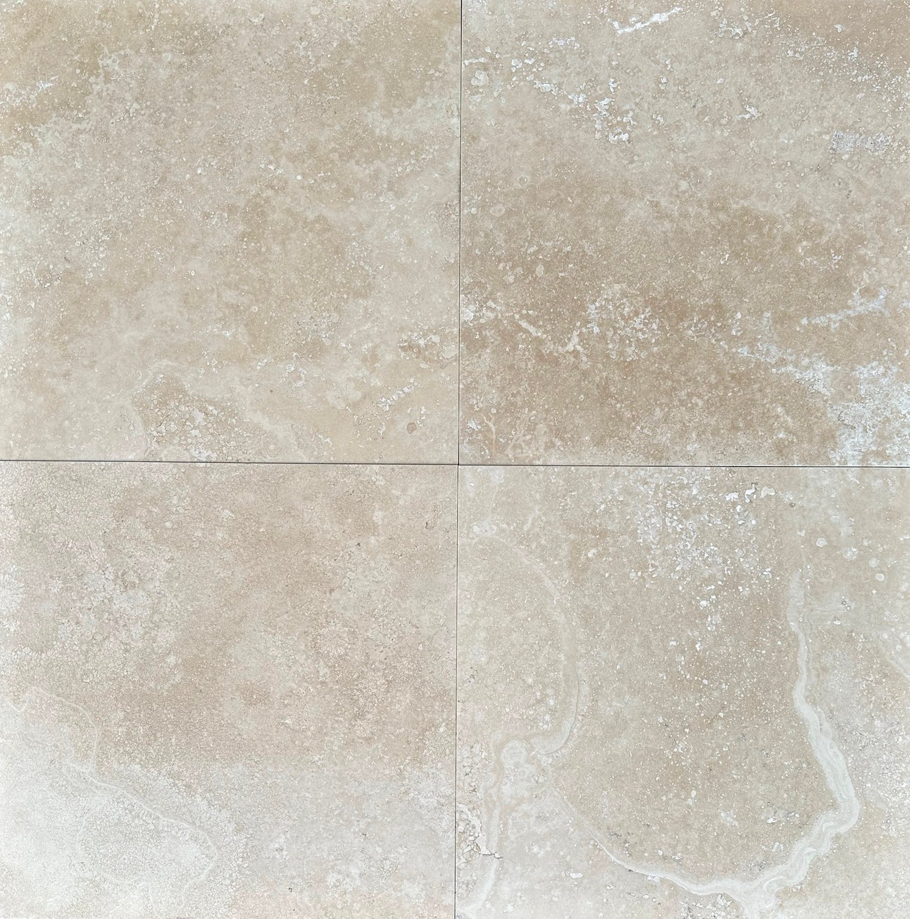 Travertine-Tiles-Flooring-COLONIAL Travertine brushed/filled tile 18"x18"- Stone Supplier - Rocks in Stock