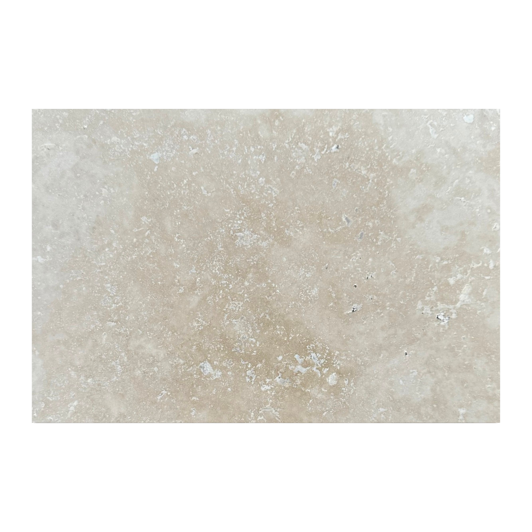 Travertine-Tile-Flooring-CLASSIC MEDIUM Travertine honed/filled tile 12"x12"- Stone Supplier - Rocks in Stock