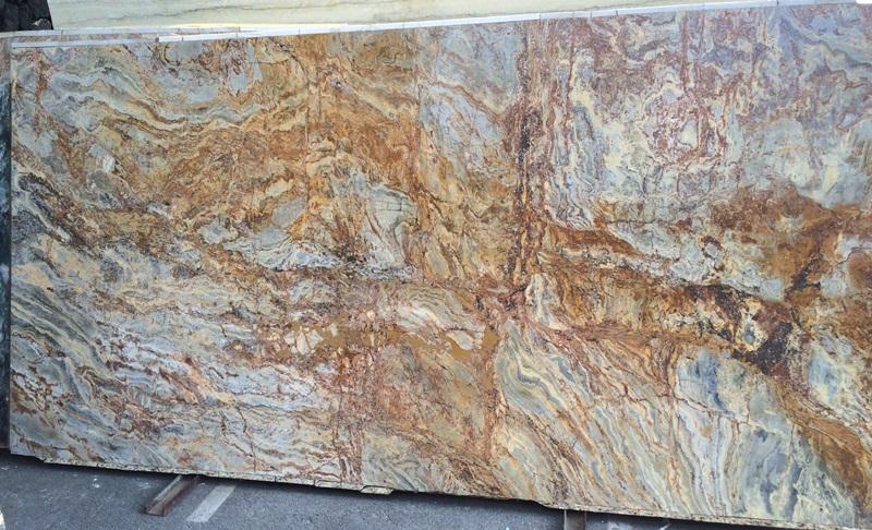 Quartzite-Slabs-Countertops-DESERT BAMBOO Quartzite polished slab 2cm thick - Stone Supplier - Rocks in Stock