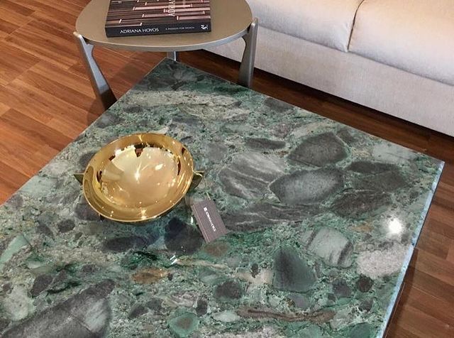 Emerald Green Quartzite polished 2cm thick Slab - Rocks in Stock