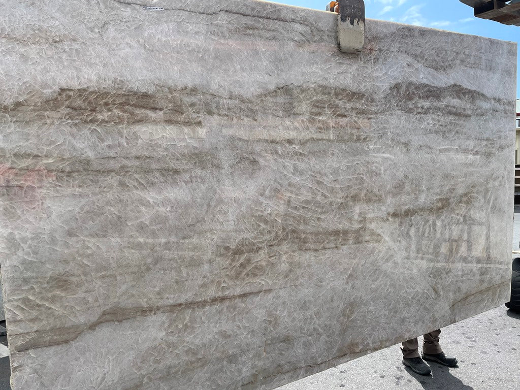 Quartzite-Slabs-Countertops-TAJ MAHAL Quartzite polished slab 2cm thick - Stone Supplier - Rocks in Stock