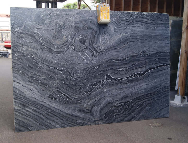 Silver Wave Marble polished 2cm thick slab - Rocks in Stock