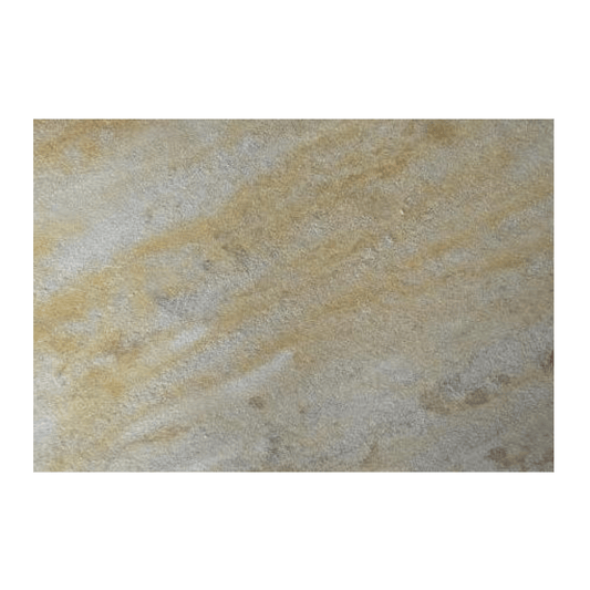 Quartzite-Tile-Flooring-DAFFODIL YELLOW Quartzite gauged, natural 18.5" x 18.5" Tile- Stone Supplier - Rocks in Stock